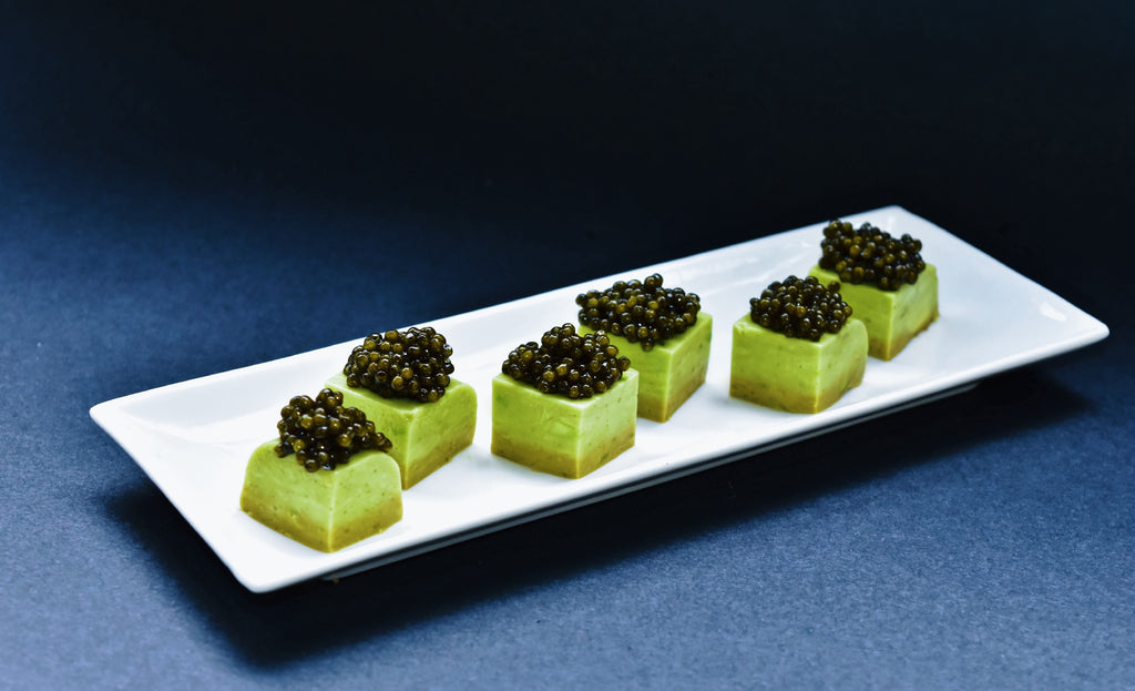 Avocado Cubes with Caviar